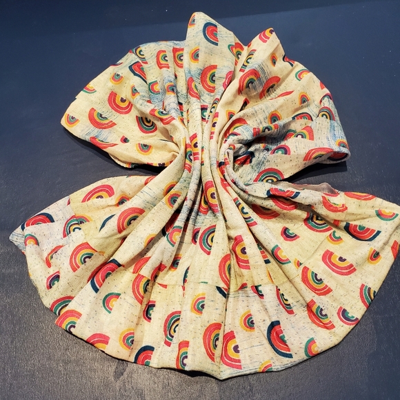 SOLD OUT! Natural Life Rainbow Boho Wrap Headband - Picture 4 of 4